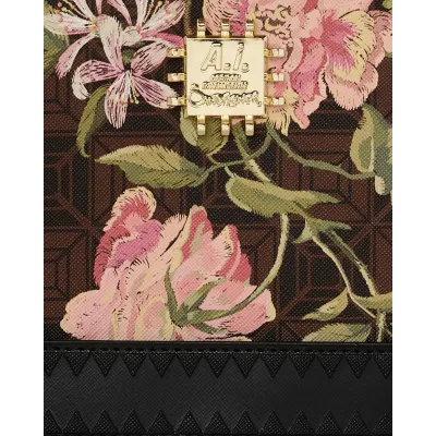 Sprayground AI HENNY FLORAL CROSSBODY POUCHETTE Καφέ
