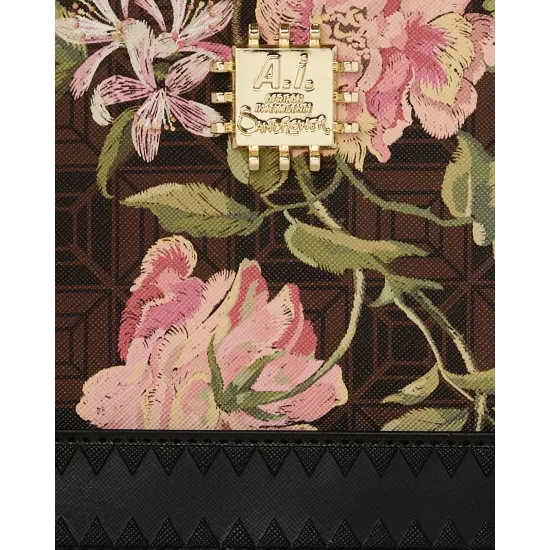 Sprayground AI HENNY FLORAL CROSSBODY POUCHETTE Καφέ