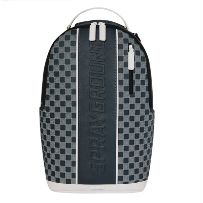 Sprayground Upscale Check Backpack Μαύρο