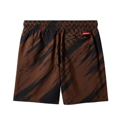 SPRAYGROUND SMEARED GRUNGE SWIM SHORTS Καφέ
