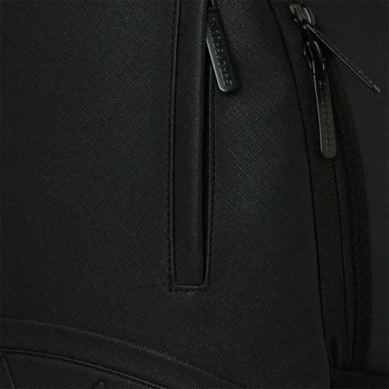 Sprayground Blacked Out Embossed Gold Tooth Backpack Μαύρο Sprayground Blacked Out Embossed Gold Tooth Backpack Μαύρο