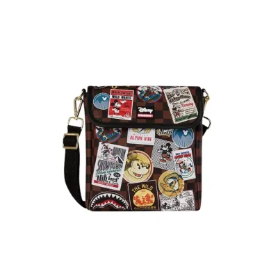 Sprayground MICKEY MOUSE GLOBAL MOGUL MESSENGER SLING BAG Καφέ