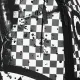 Sprayground Painted Over Check Backpack Μαύρο