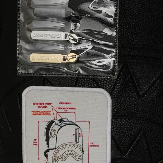 Sprayground Sample Room Shark Backpack Μαύρο