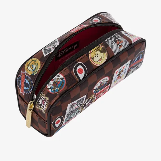 Sprayground Mickey Global Mogul Style Pencil Case Καφέ