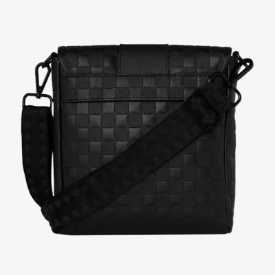 Sprayground Raised Check Messenger Sling Μαύρο