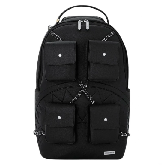 Sprayground Hanging Pockets Shark Backpack Μαύρο
