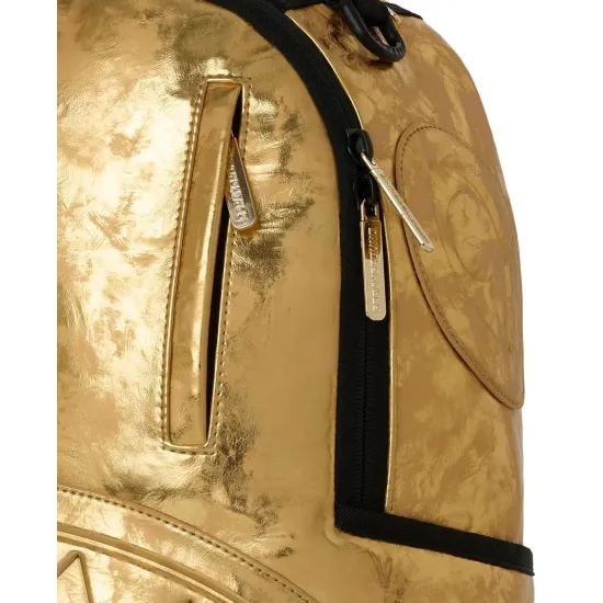 Sprayground GOLD WEATHERED BACKPACK Χρυσαφί