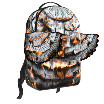 SPRAYGROUND SCORCHING MONEY FEATHERS BACKPACK Πολύχρωμο
