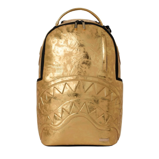 Sprayground GOLD WEATHERED BACKPACK Χρυσαφί