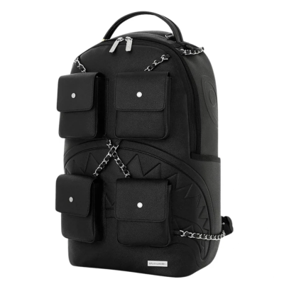 Sprayground Hanging Pockets Shark Backpack Μαύρο