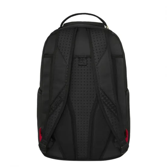 SPRAYGROUND SHARK CENTRAL BLACK NYLON CAMO EMB SHARK BACKPACK Μαύρο