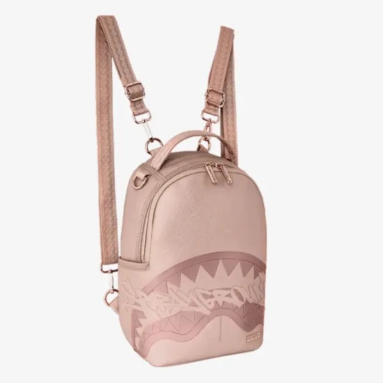 Sprayground Rose Ghost Drip Mini Backpack Ροζ