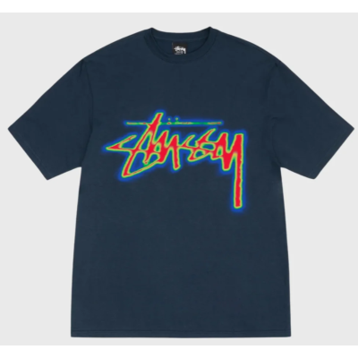 Stussy Thermal Stock Tee Navy Μπλε