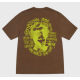Stussy Camelot Tee Pigment Dyed Brown Καφέ