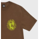 Stussy Camelot Tee Pigment Dyed Brown Καφέ