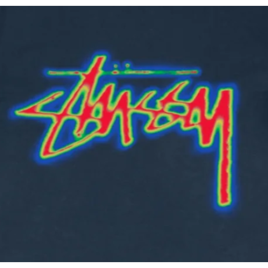 Stussy Thermal Stock Tee Navy Μπλε