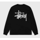 Stussy Basic Longsleeve Tee Black Μαύρο