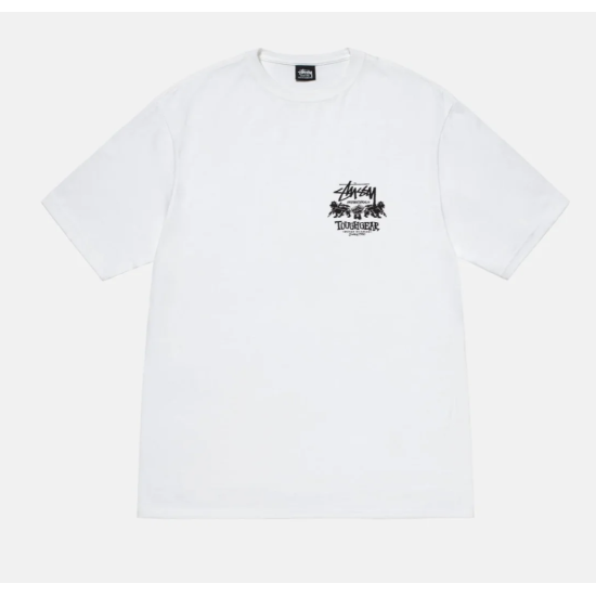 Stussy Tough Gear International Tee White Άσπρο
