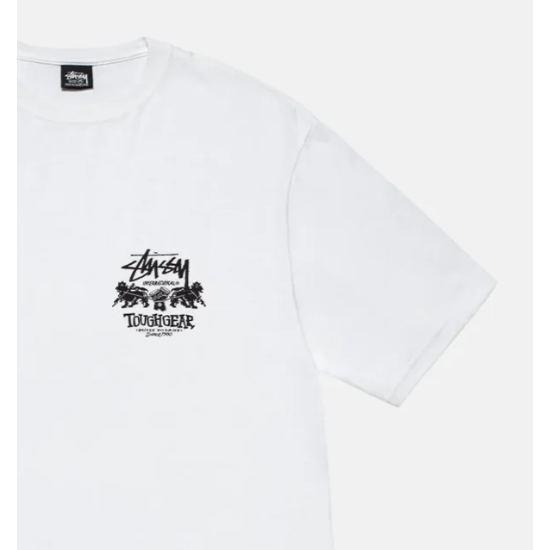 Stussy Tough Gear International Tee White Άσπρο