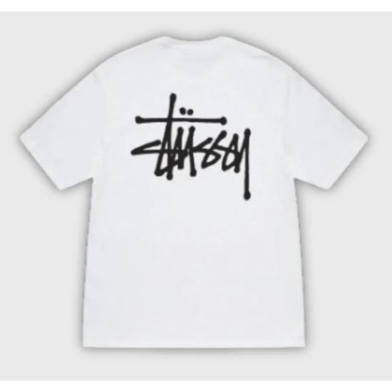 Stussy Basic Tee White Άσπρο Stussy Basic Tee White Άσπρο