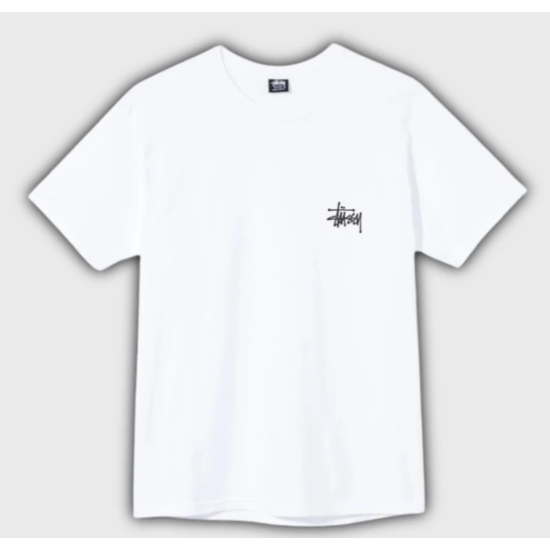 Stussy Basic Tee White Άσπρο Stussy Basic Tee White Άσπρο