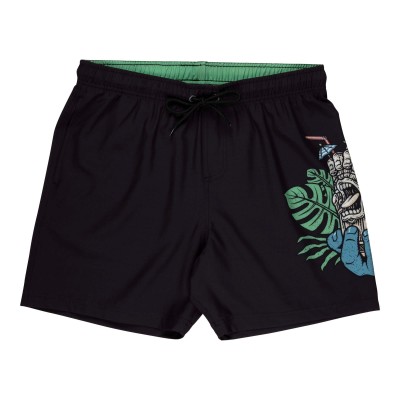 SANTA CRUZ Tiki Hand Swimshort Μαύρο SANTA CRUZ Tiki Hand Swimshort Μαύρο