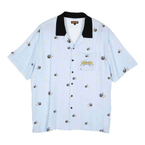 Santa Cruz Winkowski Surf S/S Shirt Fresh Blue Μπλε