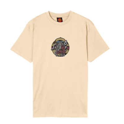 Santa Cruz Guzman Dining Dot T-Shirt Μπεζ Santa Cruz Guzman Dining Dot T-Shirt Μπεζ