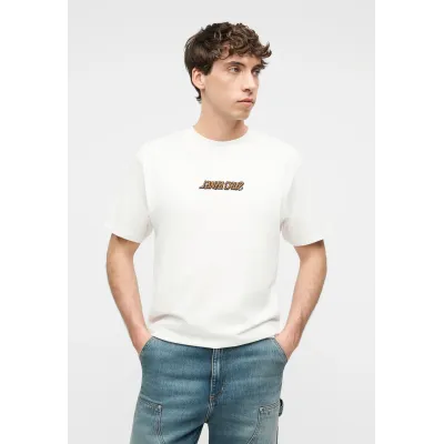 Santa Cruz Roskopp Monster Strip Tee Άσπρο Santa Cruz Roskopp Monster Strip Tee Άσπρο