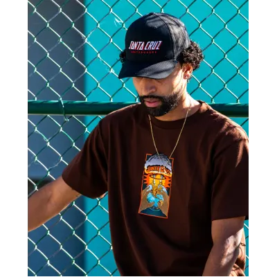 Santa Cruz Kendall EOTW Mens Santa Cruz T-Shirt Καφέ
