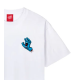 Santa Cruz Screaming Hand Chest t-shirt Άσπρο