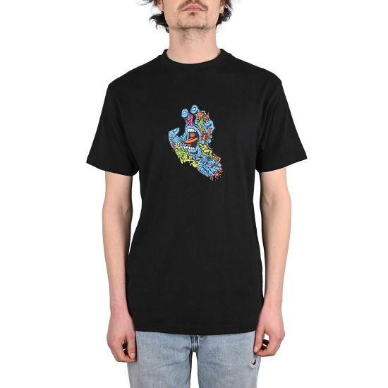 Roskopp Screaming Five T-Shirt Μαύρο