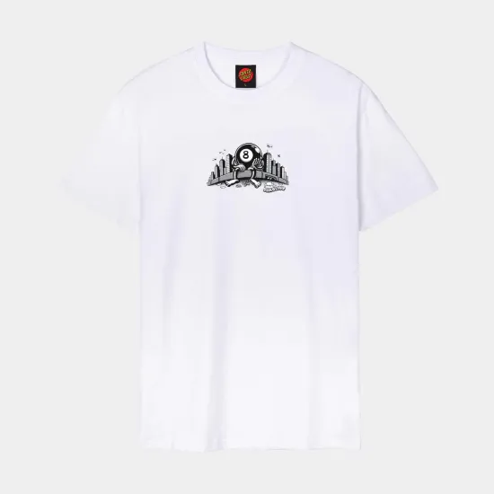 Santa Cruz Winkowski Curb Front T-Shirt Άσπρο