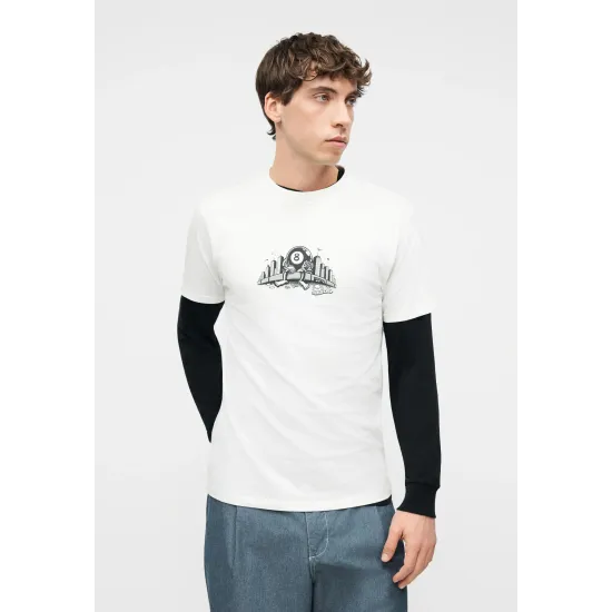 Santa Cruz Winkowski Curb Front T-Shirt Άσπρο