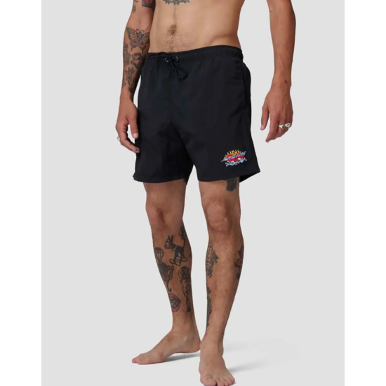 Santa Cruz Salba Voodoo Pit Swim Shorts Black Μαύρο