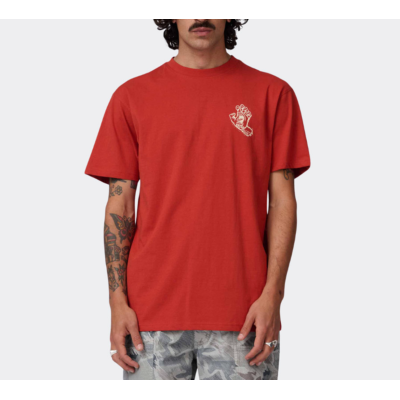 Santa Cruz Stamped Screaming Hand T-Shirt Πορτοκαλί