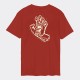 Santa Cruz Stamped Screaming Hand T-Shirt Πορτοκαλί