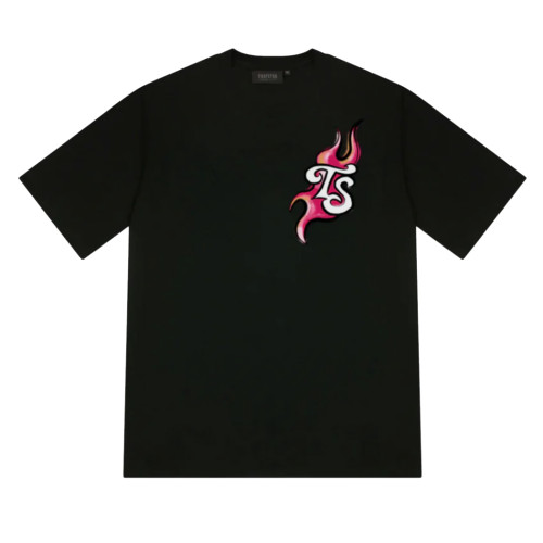 Trapstar Trail Blaze Tee Black/Infrared Μαύρο