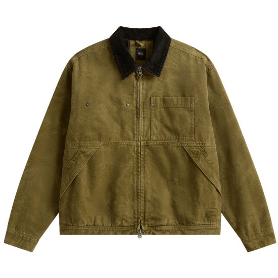 Vans Nico Chore Canvas Jacket Λαδί-Καφέ