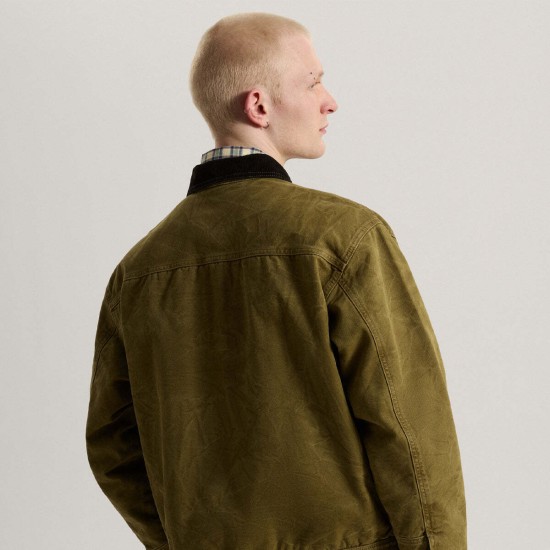 Vans Nico Chore Canvas Jacket Λαδί-Καφέ