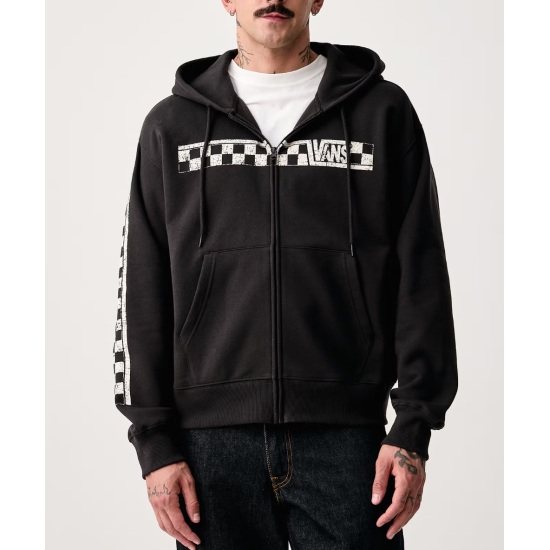 Vans Racing Full Zip Μαύρο