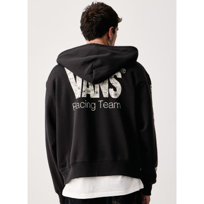 Vans Racing Full Zip Μαύρο