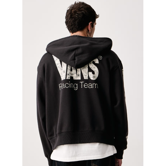 Vans Racing Full Zip Μαύρο