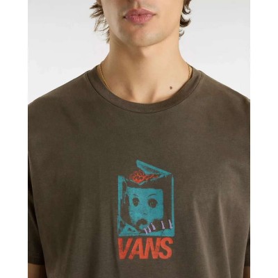 Vans T-shirt Turkish Coffee Brown Καφέ Vans T-shirt Turkish Coffee Brown Καφέ
