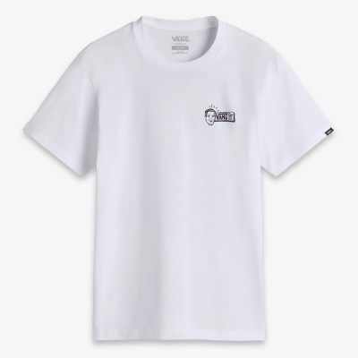 Vans Death Grip SS Tee Άσπρο Vans Death Grip SS Tee Άσπρο