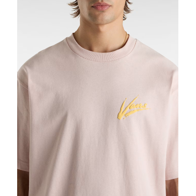 Vans Off The Wall Brush Script Logo Ροζ Vans Off The Wall Brush Script Logo Ροζ