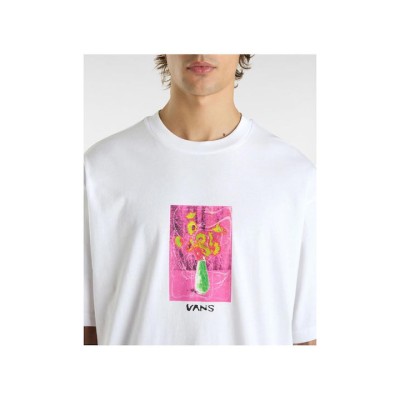 VANS Floral Decor T-Shirt Άσπρο