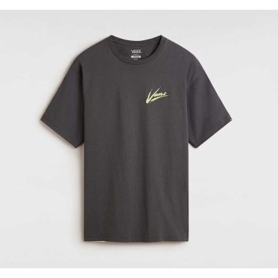 Vans Off The Wall Brush Script Logo Γκρι Vans Off The Wall Brush Script Logo Γκρι