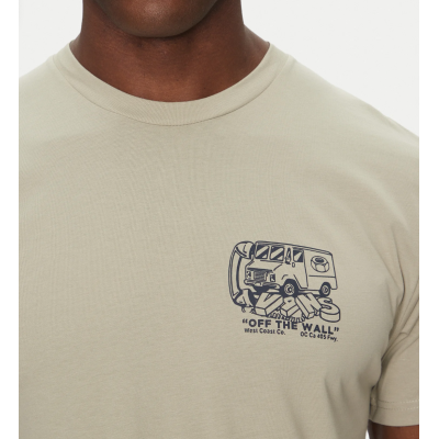 Vans Next Stop  T-Shirt Μπεζ